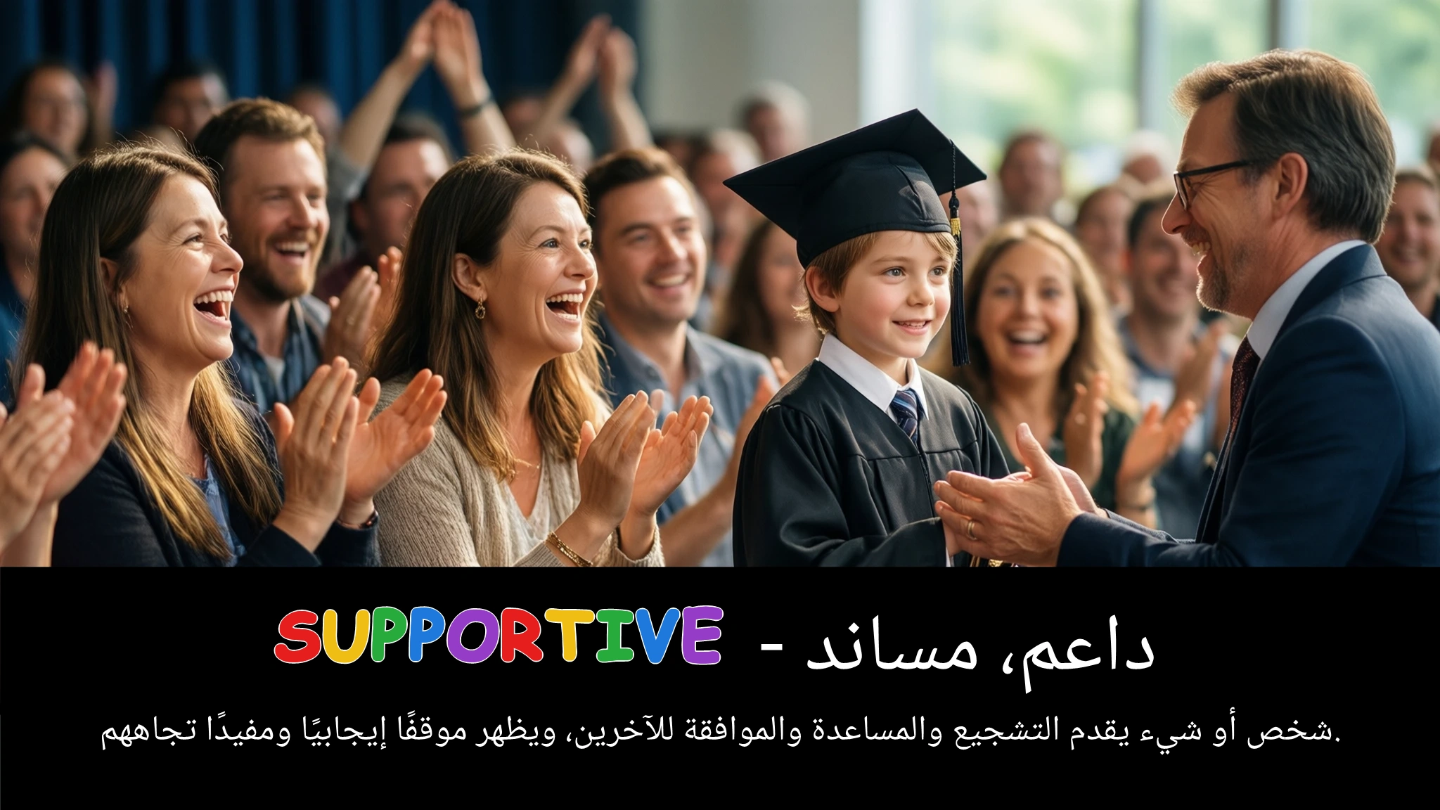 Arabic Illustration for supportive